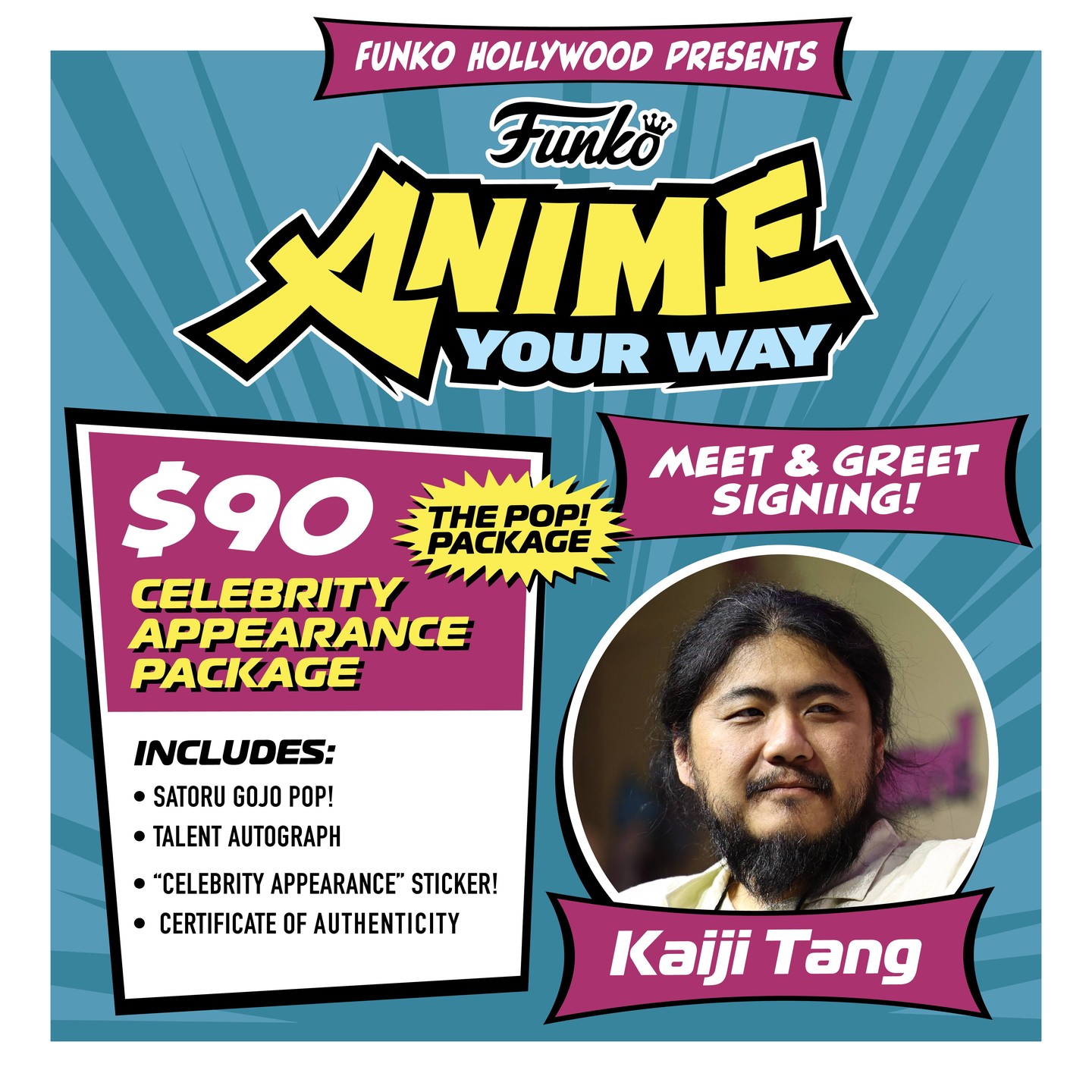 Funko Hollywood Signing Event: Exclusive Pop! Package