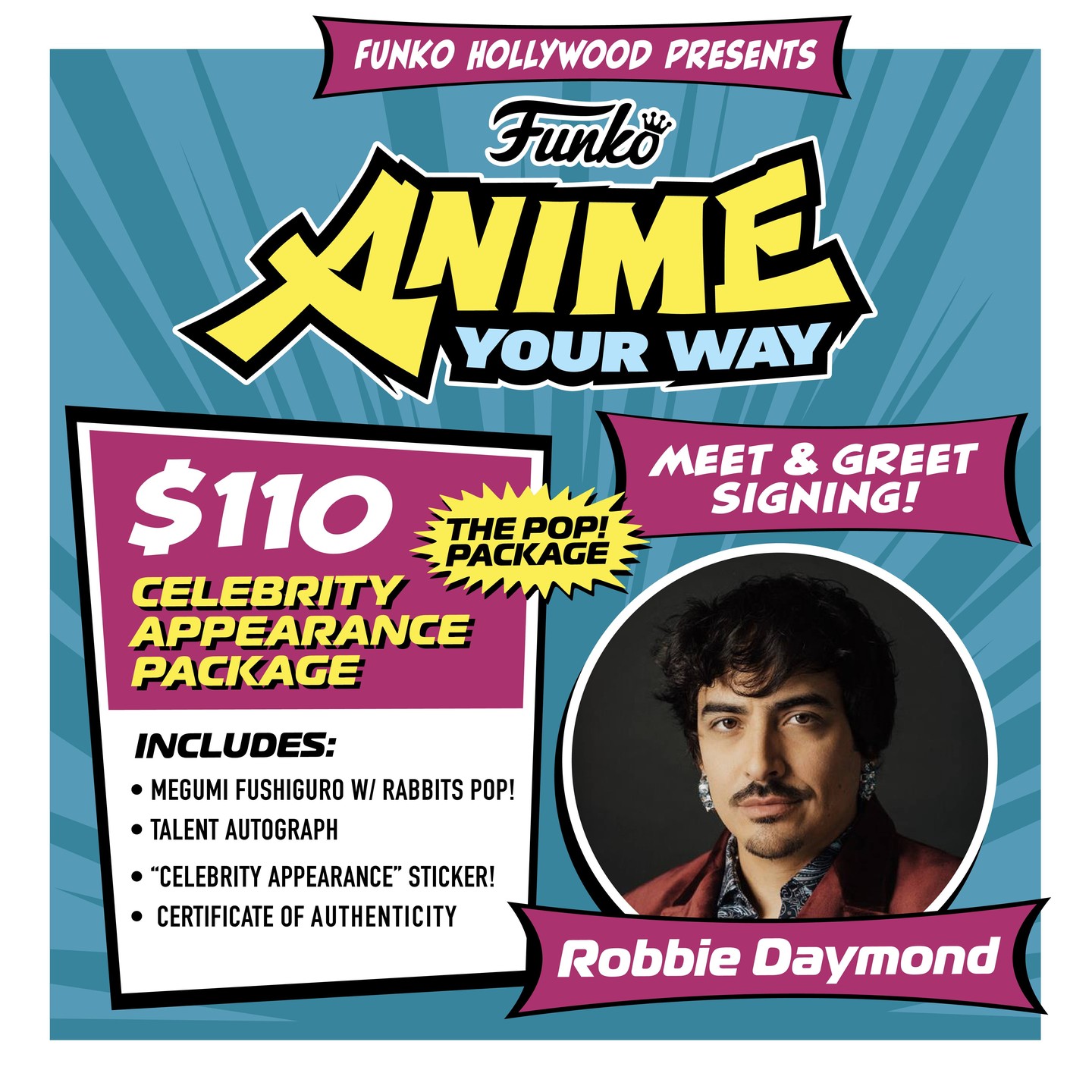 Funko Hollywood Signing Event: Exclusive Pop! Package