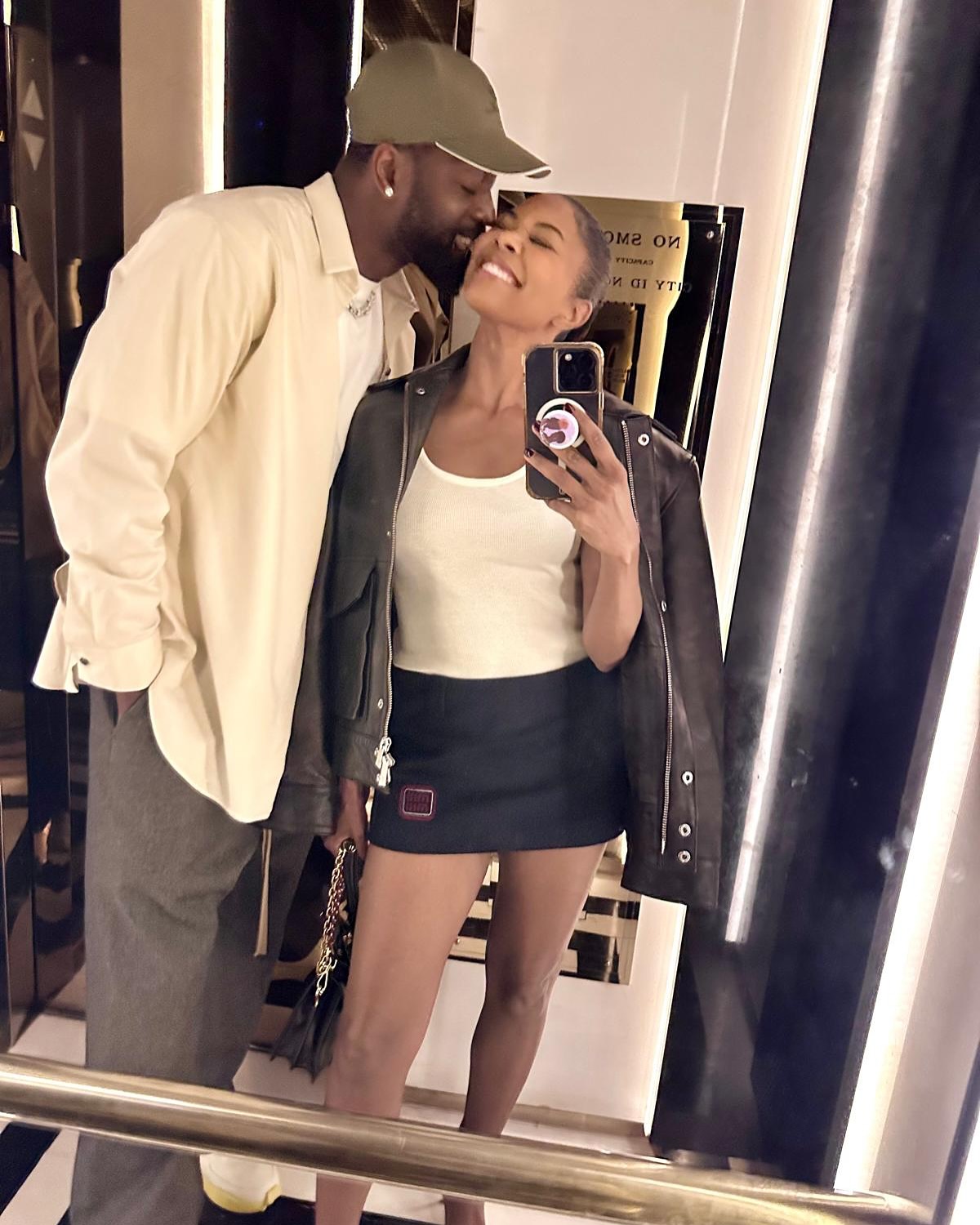 Gabrielle Union’s Late-Night Urban Escapade Gabrielle Union shines in chic late-night style amid towering urban skyscrapers in L.A.!