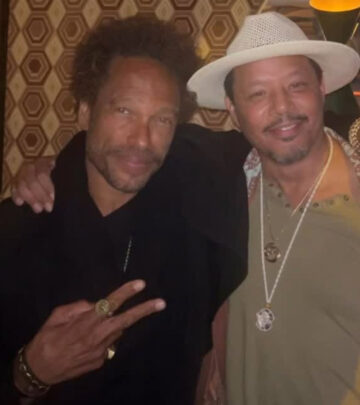 Gary Dourdan grooves with Redbone Philly Brothers, capturing relaxed vibes at Andy’s spot.