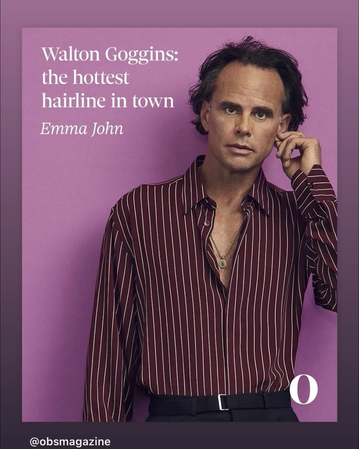 Goggins Celebrates Iconic Fivehead Moment Walton Goggins wows with humor and high fashion in a playful nod to his iconic fivehead!!!