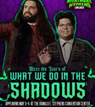 The 'What We Do in the Shadows' star teams up with Kayvan Novak for a spooky celebration.