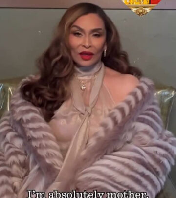 Actress applauds Tina Knowles' motherly wisdom while sharing heartfelt maternal sentiment