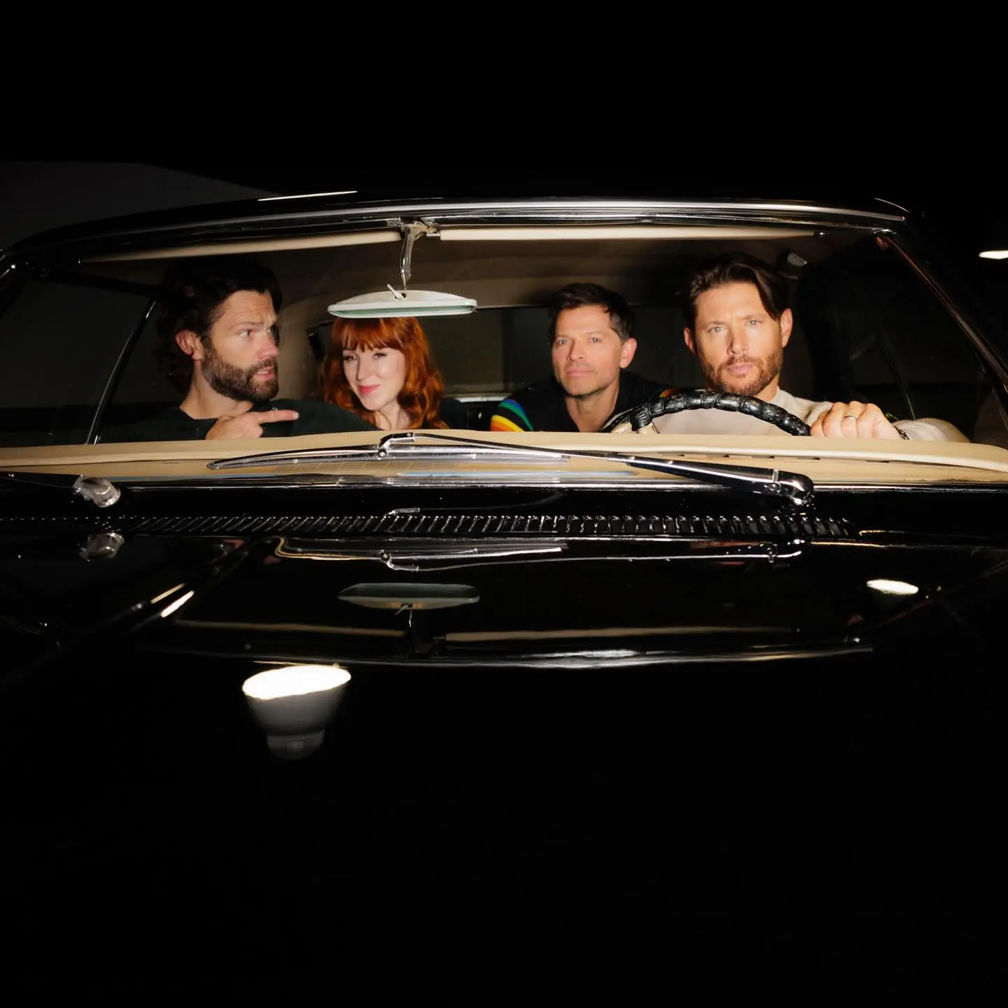 Impala Reunion Takes a Turn at SPN Family Gathering Misha Collins reunites with Supernatural cast in the iconic Winchester vehicle.