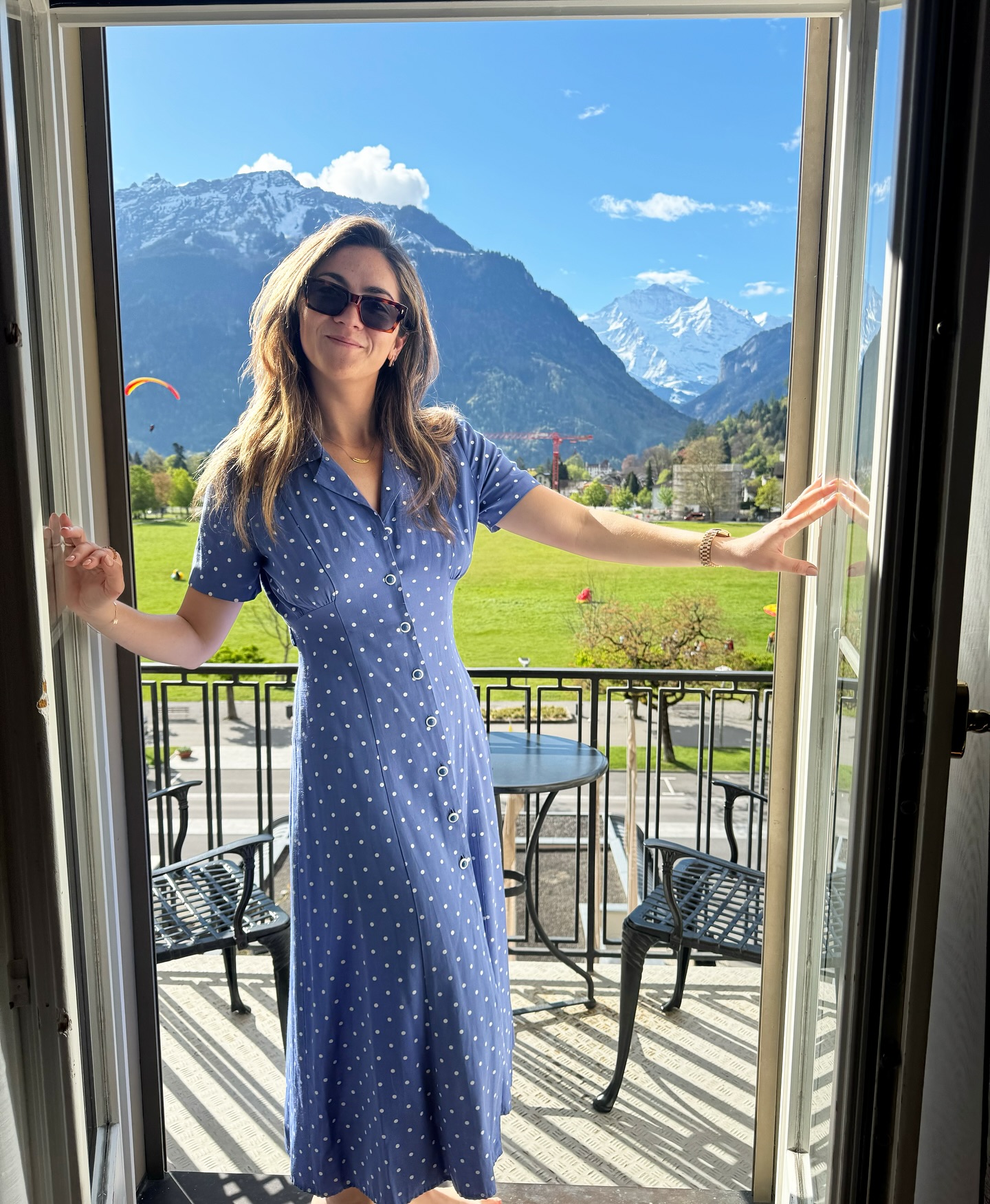 Isabelle Fuhrman Embraces Spring In Switzerland’s Landscapes Isabelle Fuhrman Embraces Spring In Switzerland's Picturesque Landscapes