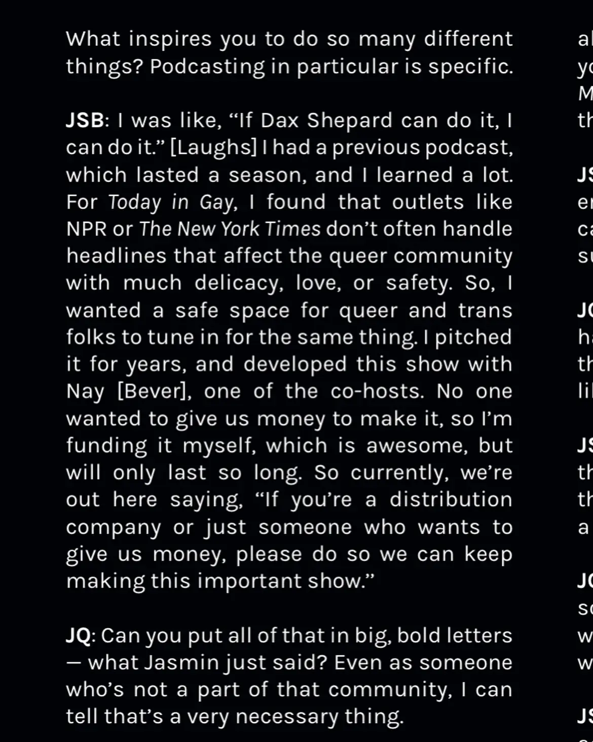 Jasmin Savoy Brown Shares Fun Photoshoot Experience With Grumpy Magazine And Jack Quaid