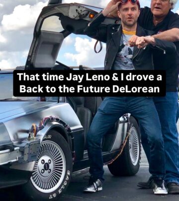 Jay Leno Celebrates 75th Birthday with DeLorean Adventure