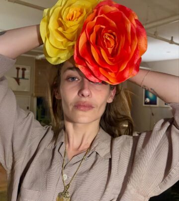 The 'Girls' actress shares elegant portrait series declaring she was 'born to be 40'.