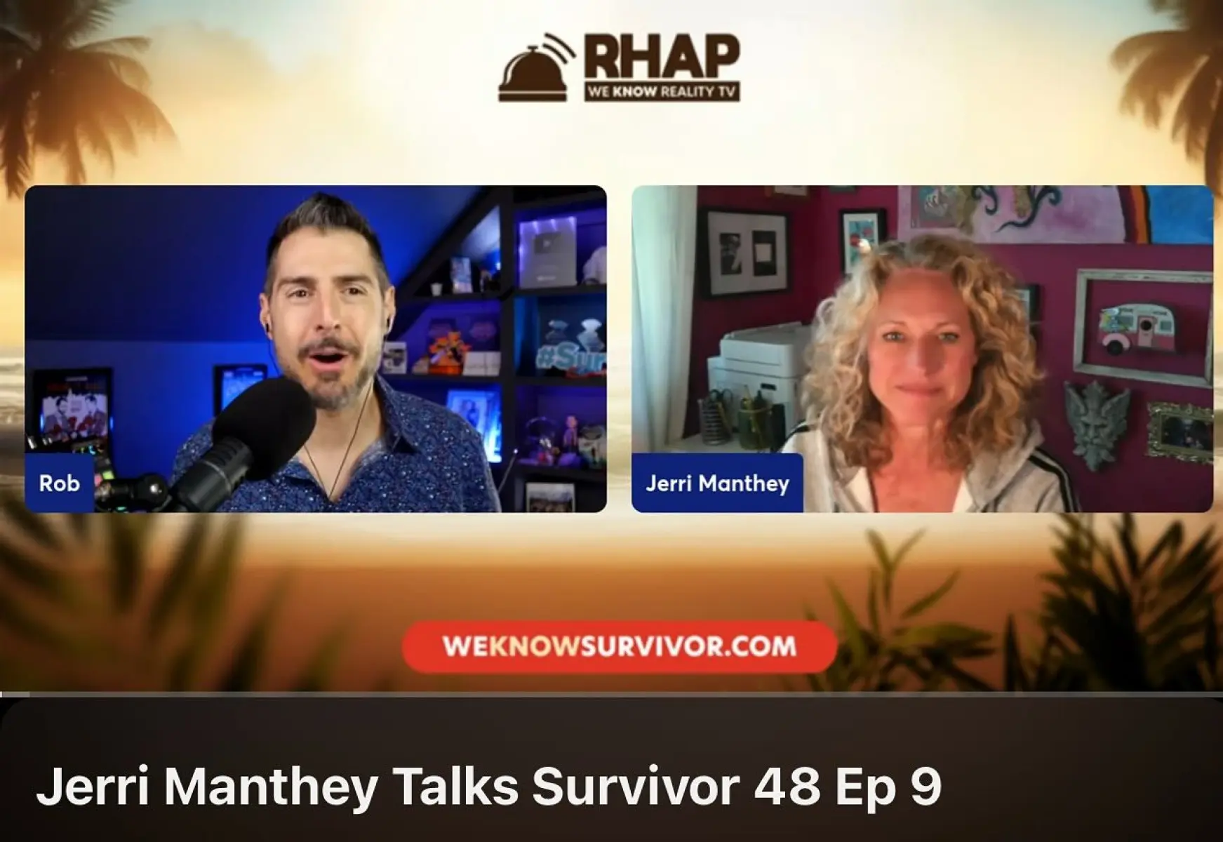 Jerri Manthey Delivers Fun Chat On Rob Has A Podcast Celebrity Jerri Manthey appears on Rob Has A Podcast.