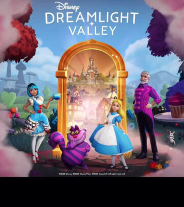 Voice actor shares gaming moment with iconic Alice in Wonderland quote from magical Disney world.