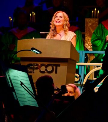 The voice of Ariel reflects on her cherished role as narrator at Walt Disney World's holiday event.