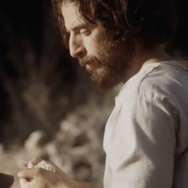 Actor quips about 'definitely not a rooster' as hit biblical drama makes streaming platform debut.