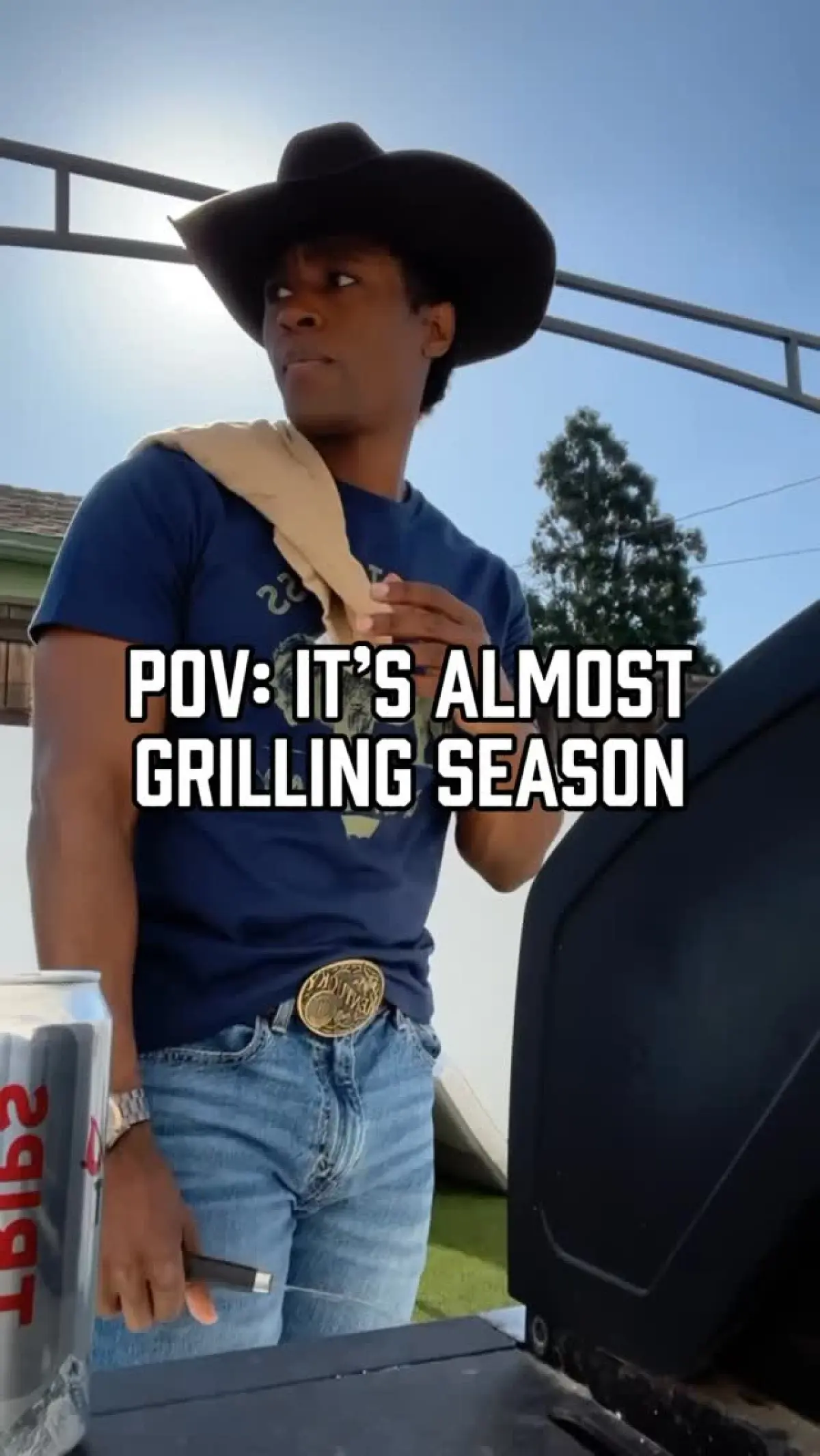 The Nashville-based artist shares a candid video to promote his song while embracing country vibes