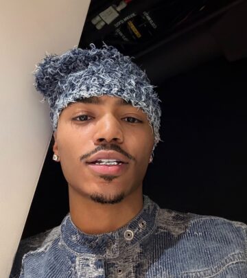 R&B singer takes the Big Apple by storm in a chic monochromatic look