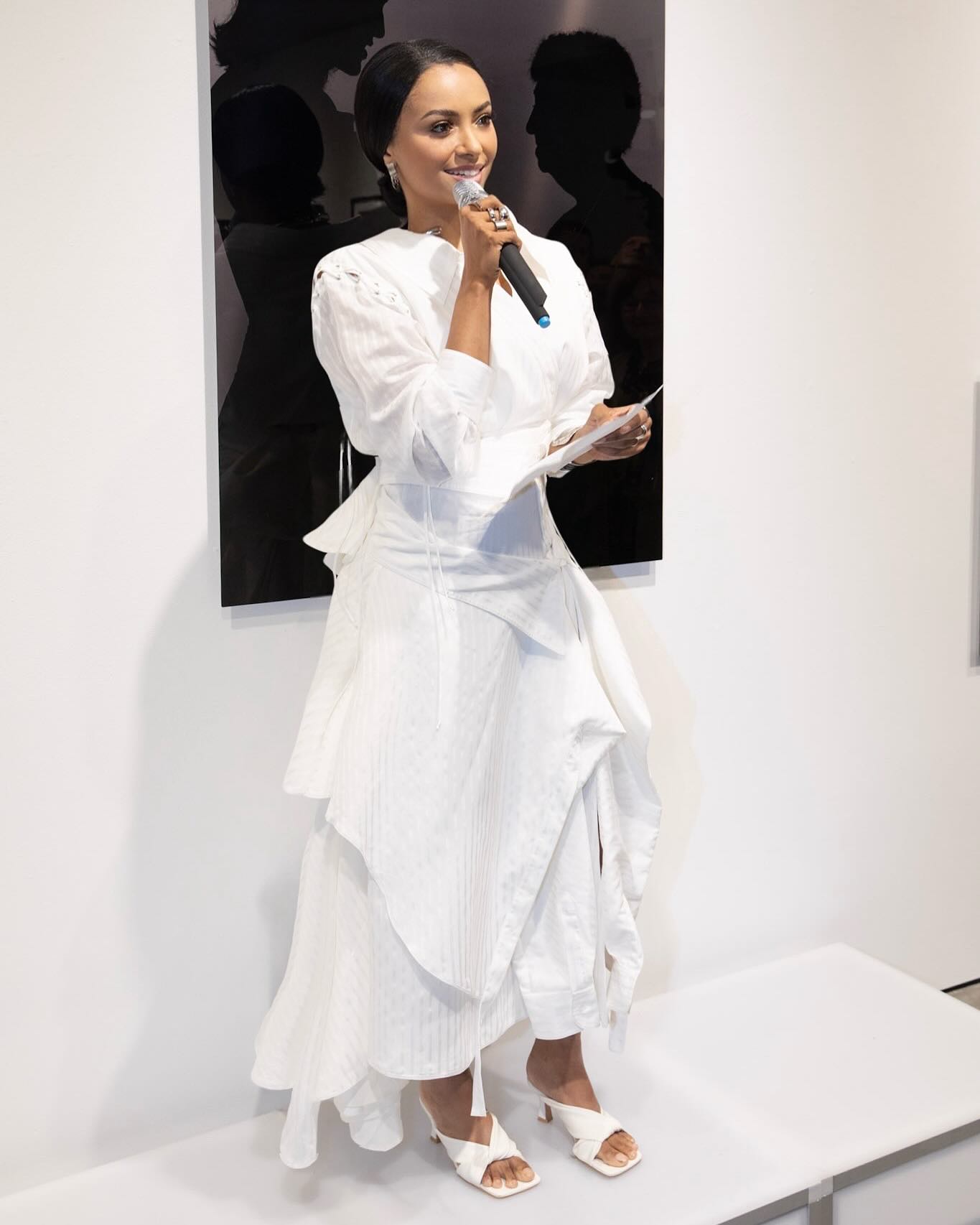 Kat Graham Honors Holocaust Survivors At Borrowed Spotlight