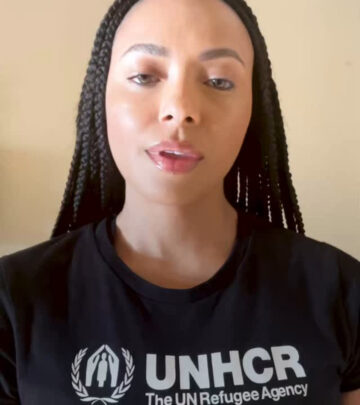 Actress-musician shines spotlight on humanitarian emergency in Sudan.