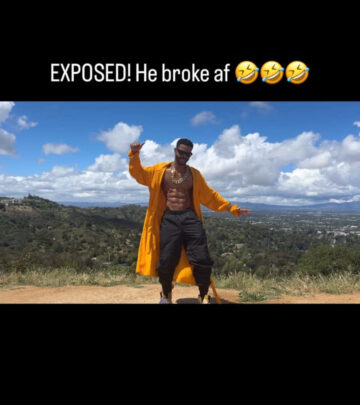 King Bach humorously posts 'Fake Rich' caption, blending satire with social media flair!!?