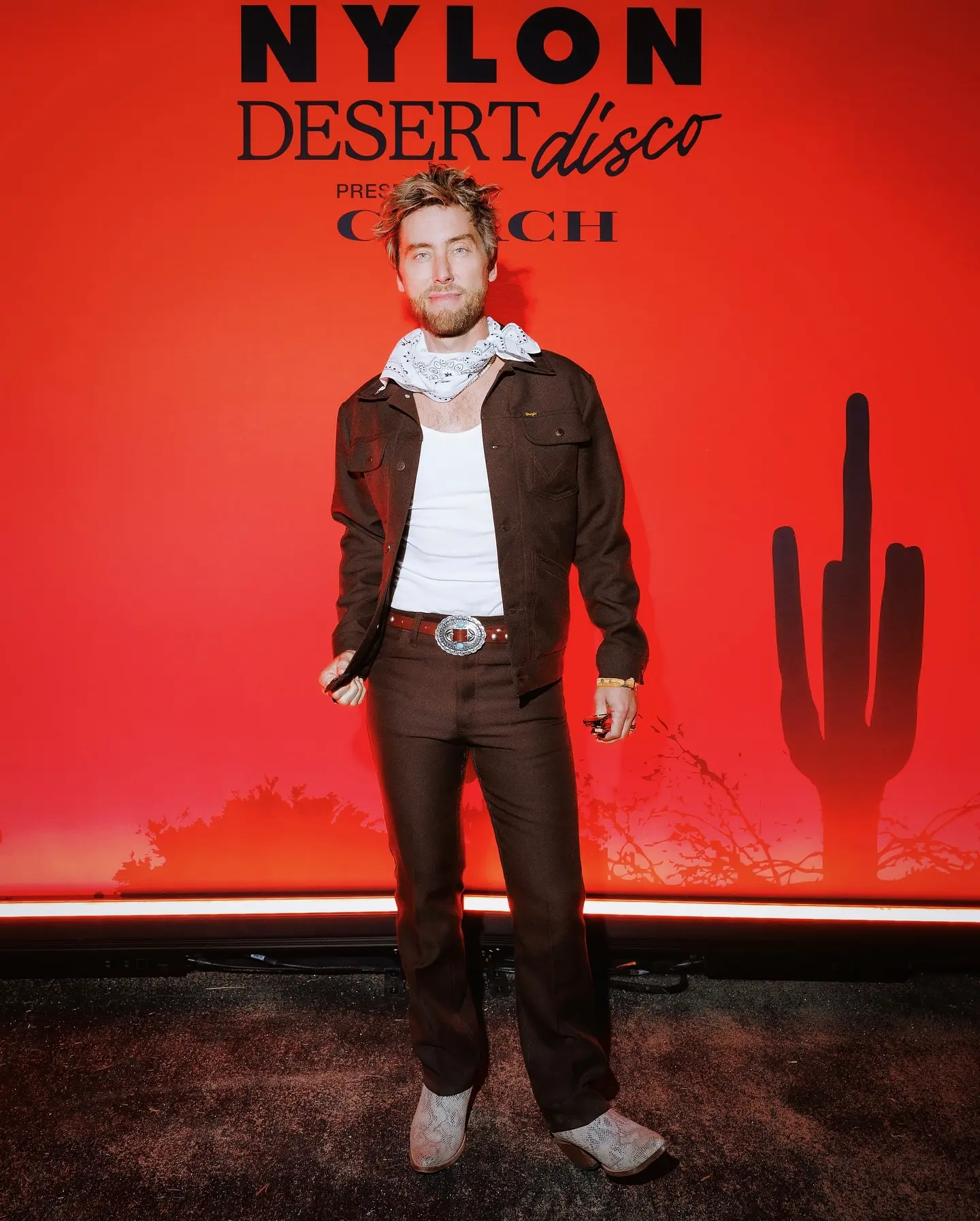 Lance Bass Embraces Cowboy Charm in Playful Instagram Post