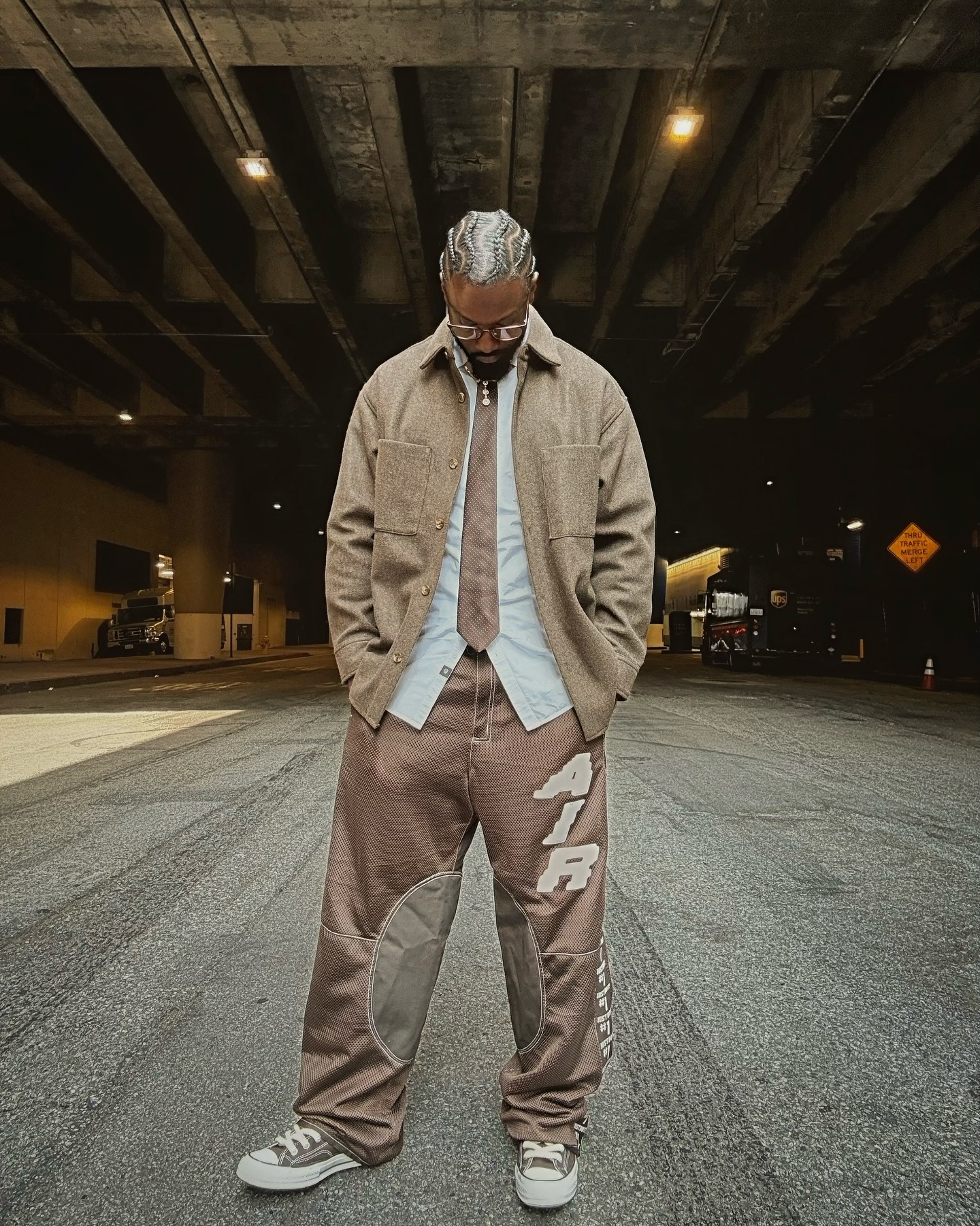 Lance Gross Dazzles With Chocolate Brown Chic Look