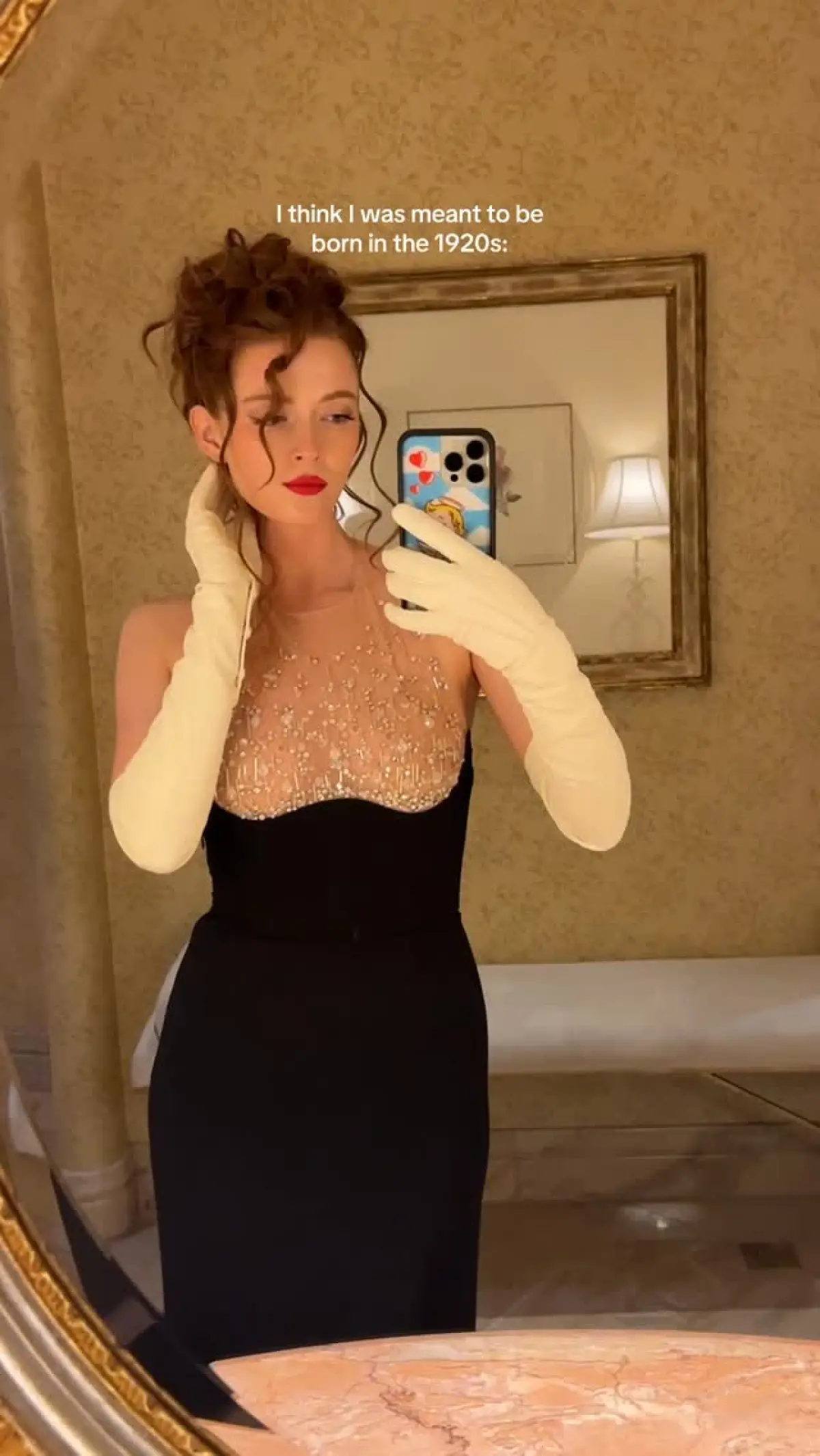 Larsen Thompson Channels Old Hollywood Glamour on Instagram Celebrity stuns fans with an old-Hollywood vibe in chic style tonight now.