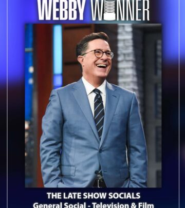 Late Show Socials Take People’s Voice Win at Webbys