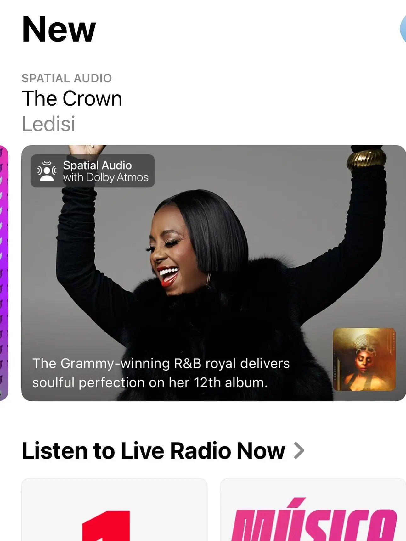 Ledisi's 'The Crown' Gets Major Recognition From Apple Music