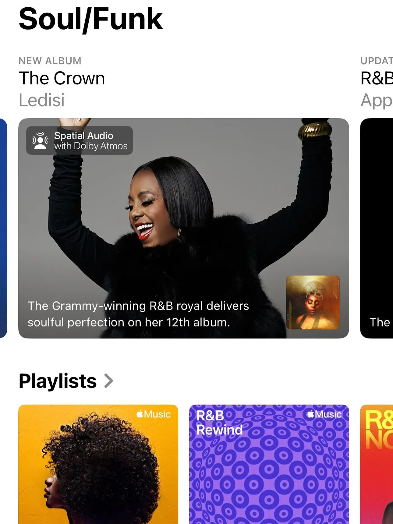 Ledisi's 'The Crown' Gets Major Recognition From Apple Music