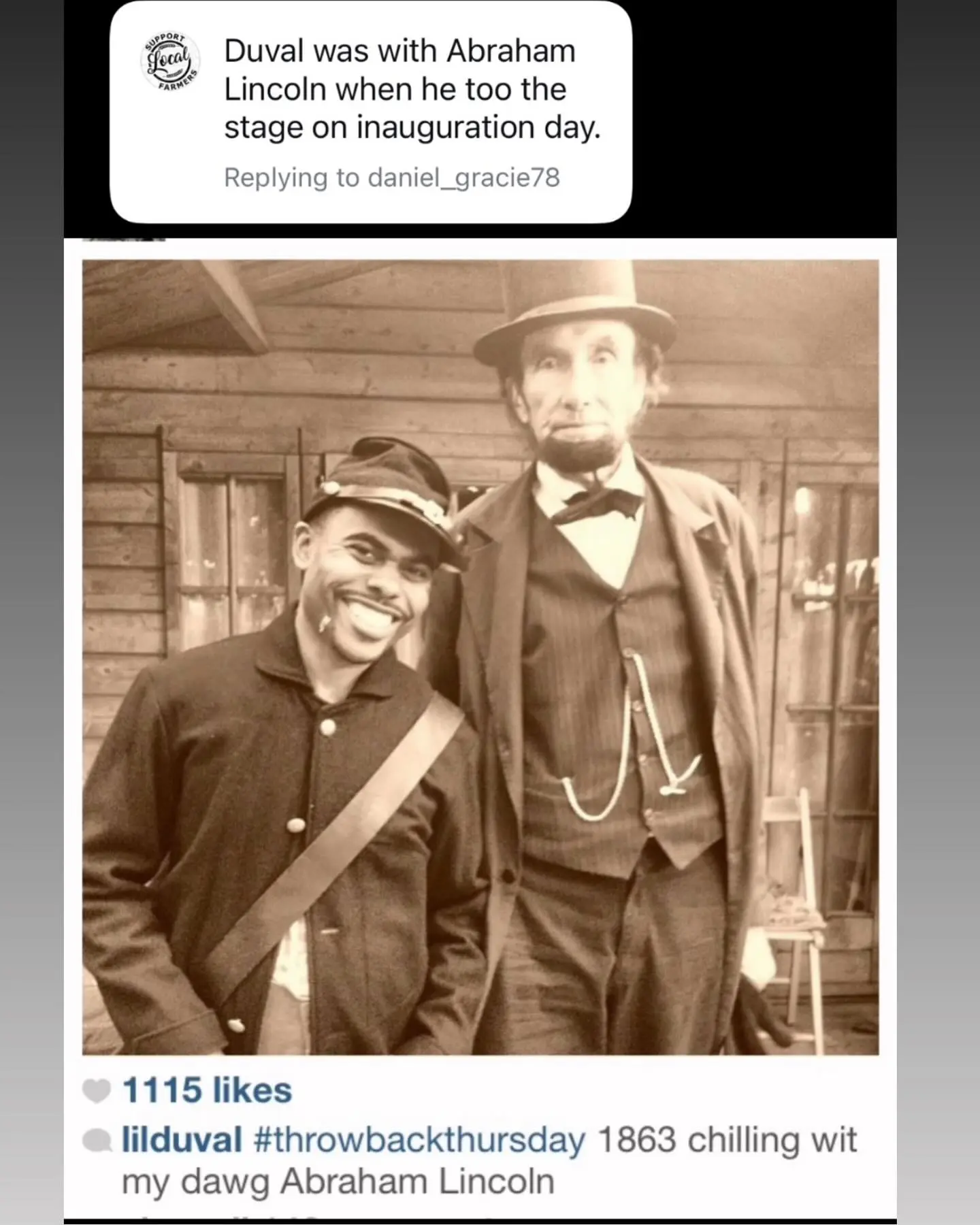 Lil Duval Jokes About Being In Abraham Lincoln’s College Days With Throwback Photo Lil Duval Jokes About Being In Barack Obama's College Days With Throwback Photo