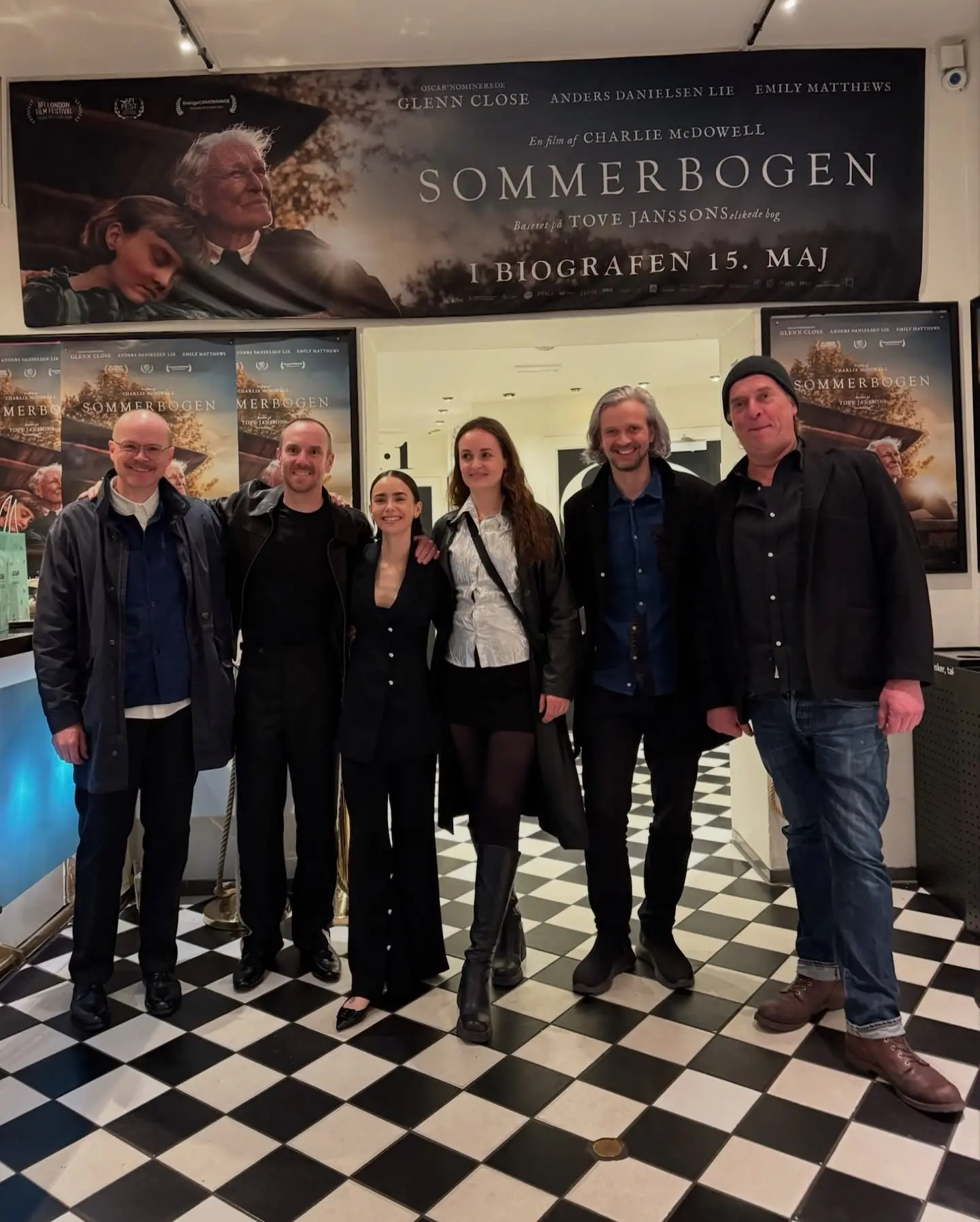 Lily Collins Celebrates Danish Premiere Of 'The Summer Book' In Copenhagen