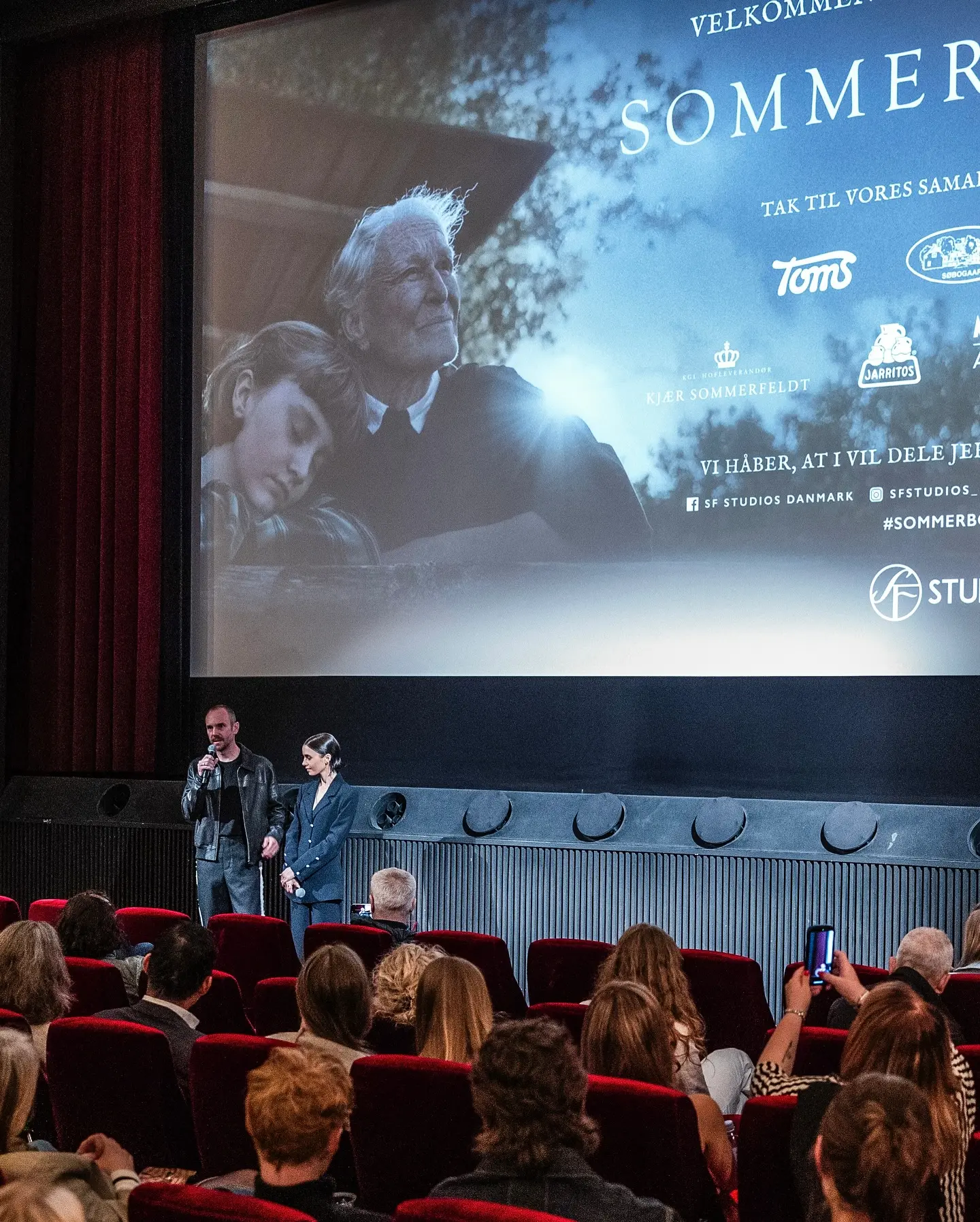 Lily Collins Celebrates Danish Premiere Of 'The Summer Book' In Copenhagen