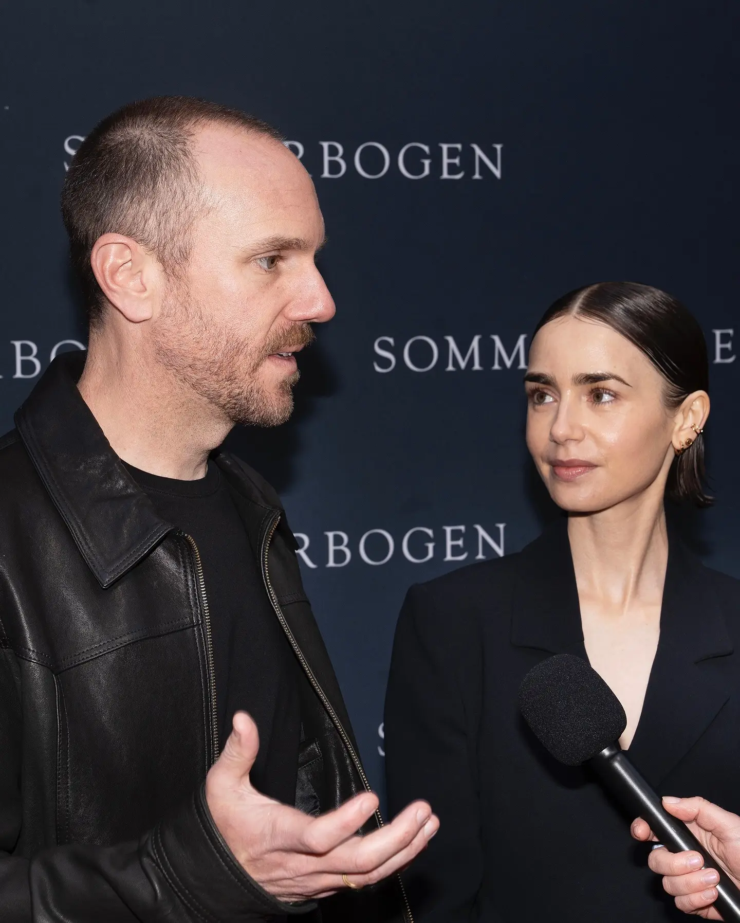 Lily Collins Celebrates Danish Premiere Of 'The Summer Book' In Copenhagen