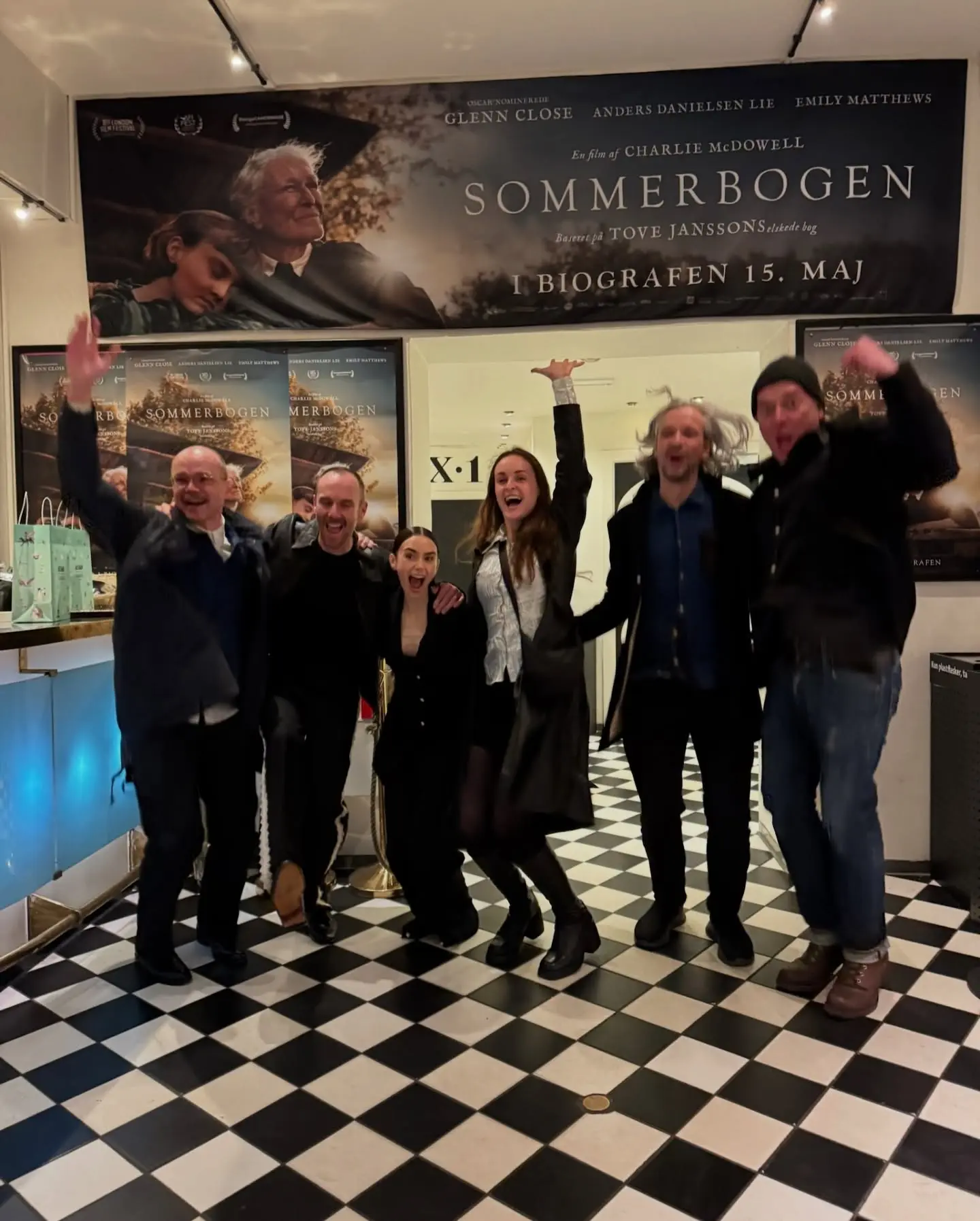 Lily Collins Celebrates Danish Premiere Of 'The Summer Book' In Copenhagen