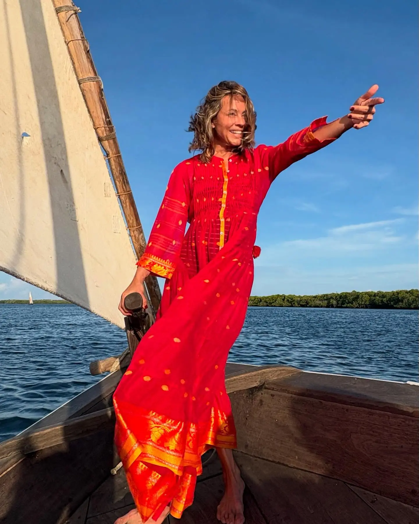 The actress finds deeper meaning in passion as a lifestyle while embracing Kenya's coastal paradise