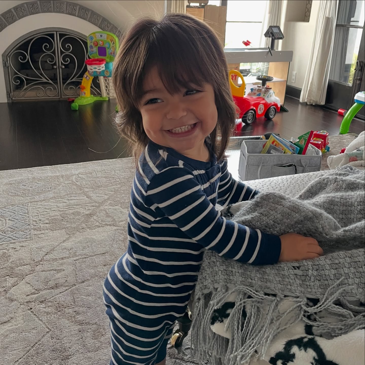 Mario Lopez Shares Throwback Photos Of His Son Rocking A Classic Shag Haircut The 'Access Hollywood' host nostalgically posted photos of his son Santino's retro hairstyle