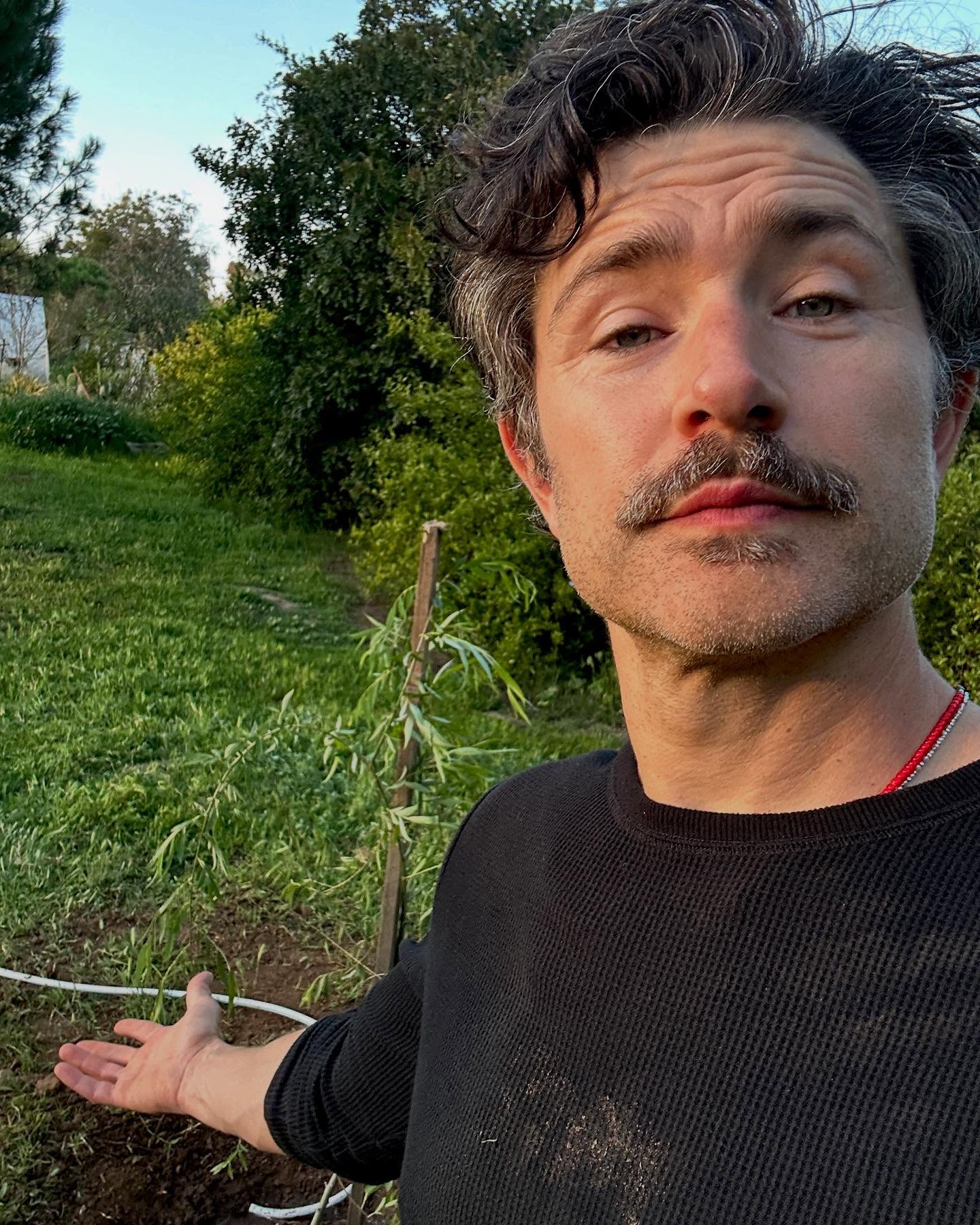 The 'Kyle XY' star shows eco-commitment with meaningful gesture amid busy film festival circuit