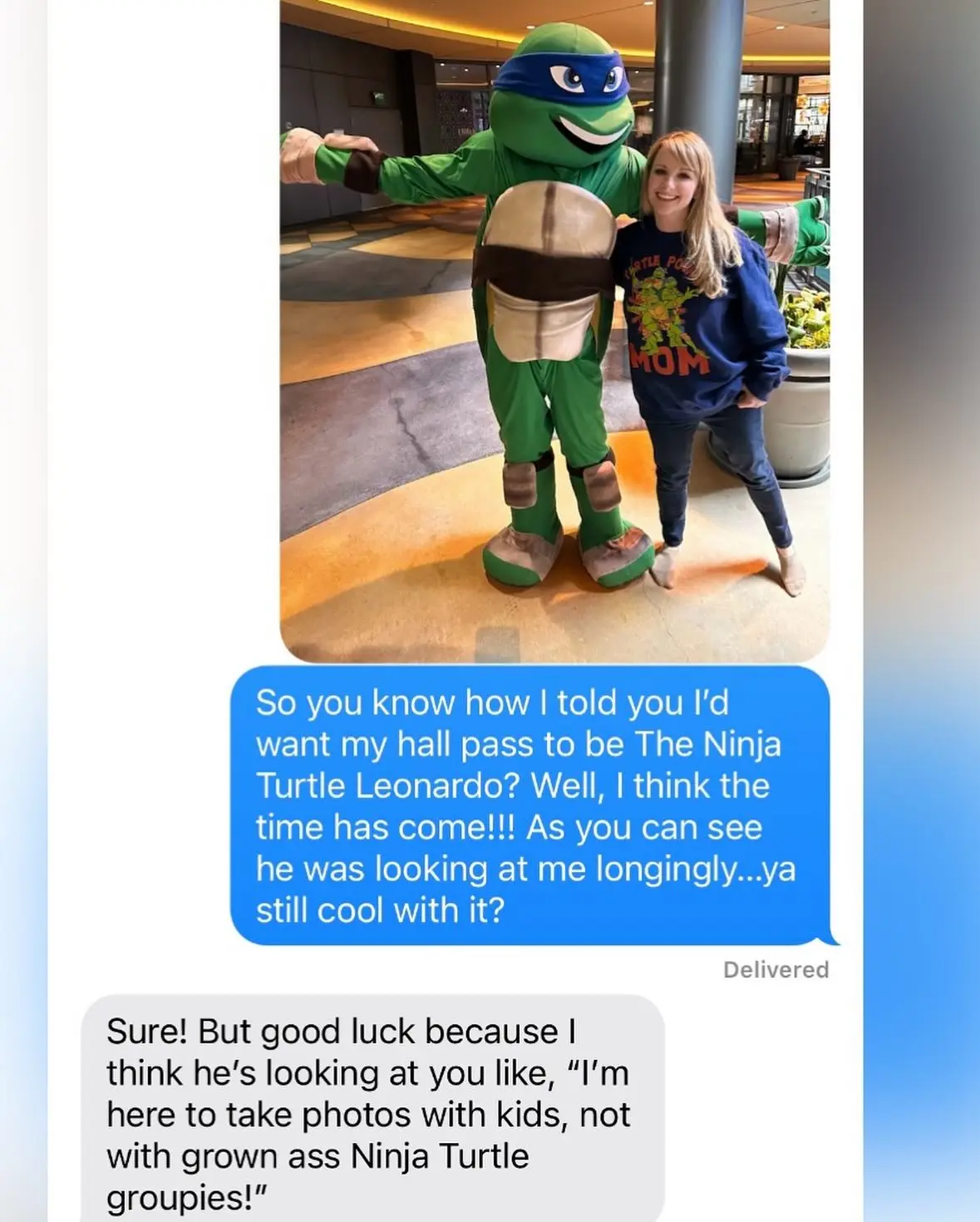 Melissa Rauch's Ninja Turtle Debate: Hall Pass or Nah?