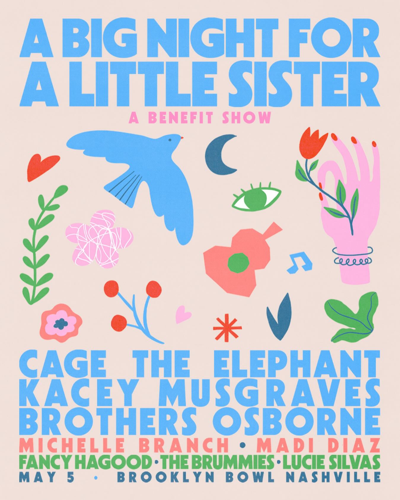 Michelle Branch Joins Star-Studded Lineup For Nashville Benefit Concert On May 5th Grammy winner teams up with Cage the Elephant, Kacey Musgraves and more for charity show