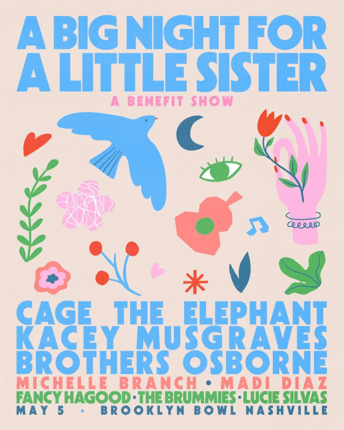 Michelle Branch Joins Star-Studded Lineup For Nashville Benefit Concert On May 5th Grammy winner teams up with Cage the Elephant, Kacey Musgraves and more for charity show