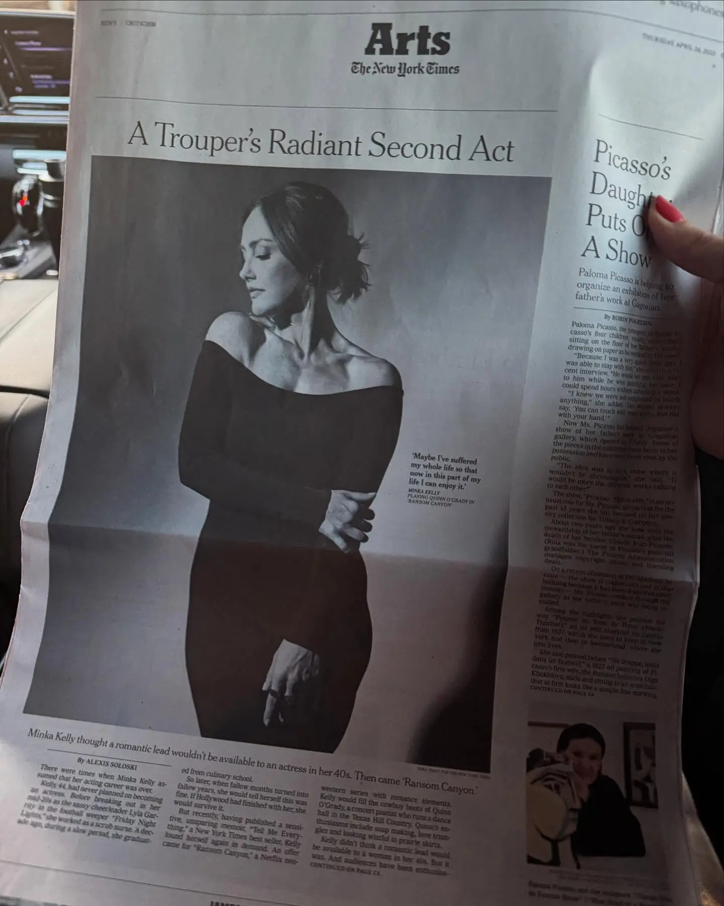Minka Kelly Celebrates ‘Human’ Portrait In New York Times Feature Actress expresses gratitude for article that portrayed her as individual beyond past relationships.
