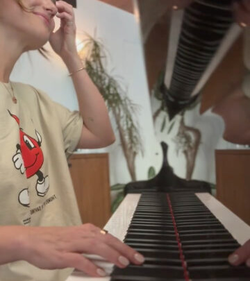 Minka Kelly revisits her first piano lesson for #RansomCanyon, offering heartfelt thanks.