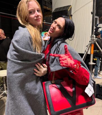 The actress posted throwback images with Alessandro Michele and her daughter's latest fashion project