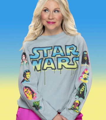 Voice of Ahsoka Tano unveils eye-catching galactic fashion range for Star Wars enthusiasts.