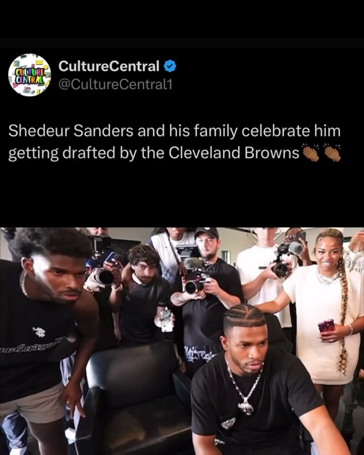 Nick Cannon Lends Support to Rising Talent Shedeur Sanders Entertainment icon Nick Cannon cheers on rising talent Shedeur Sanders with onward support.