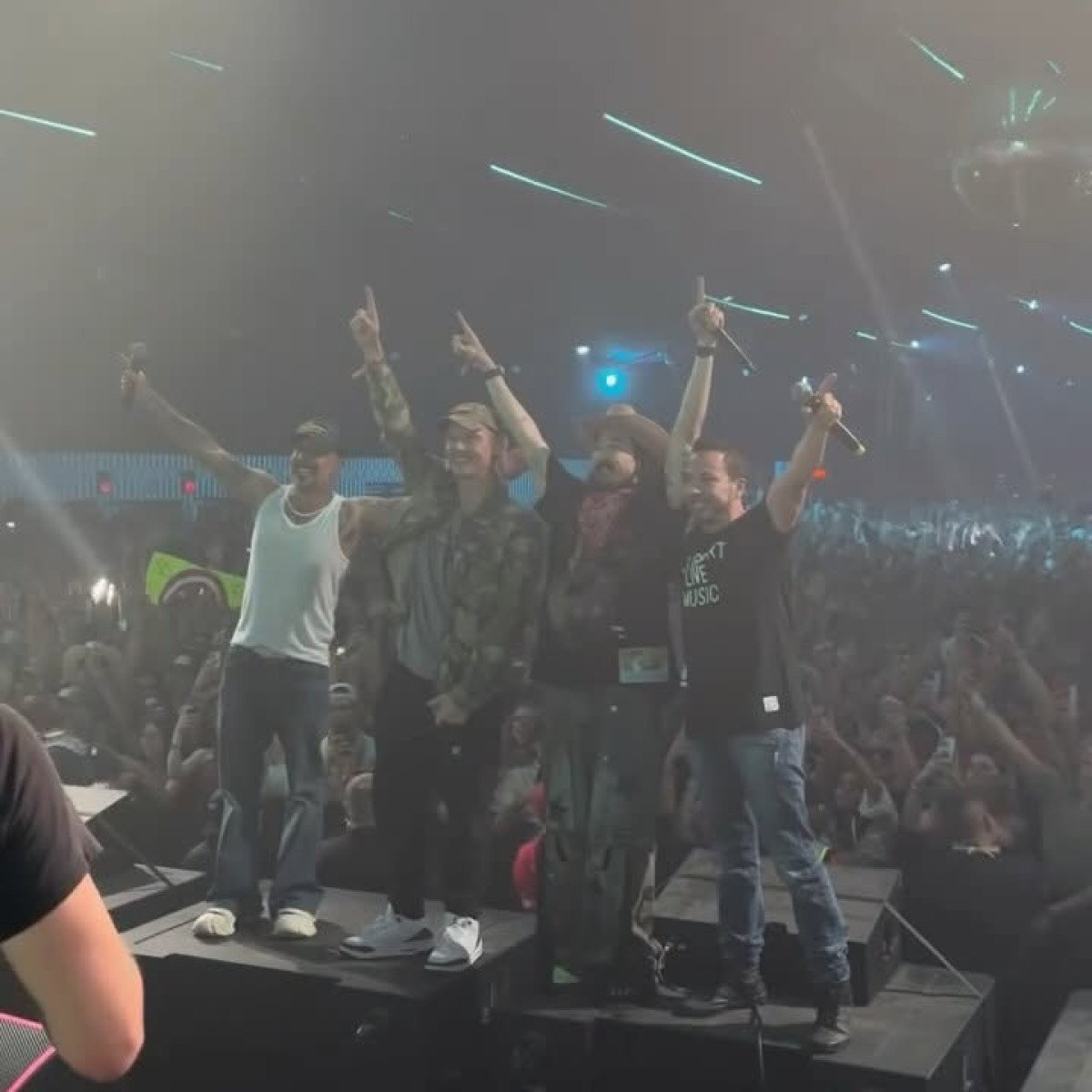 Nick Carter Shares Stagecoach Moment With Aoki Pop and EDM vibes collide in an epic meetup at the Stagecoach festival!