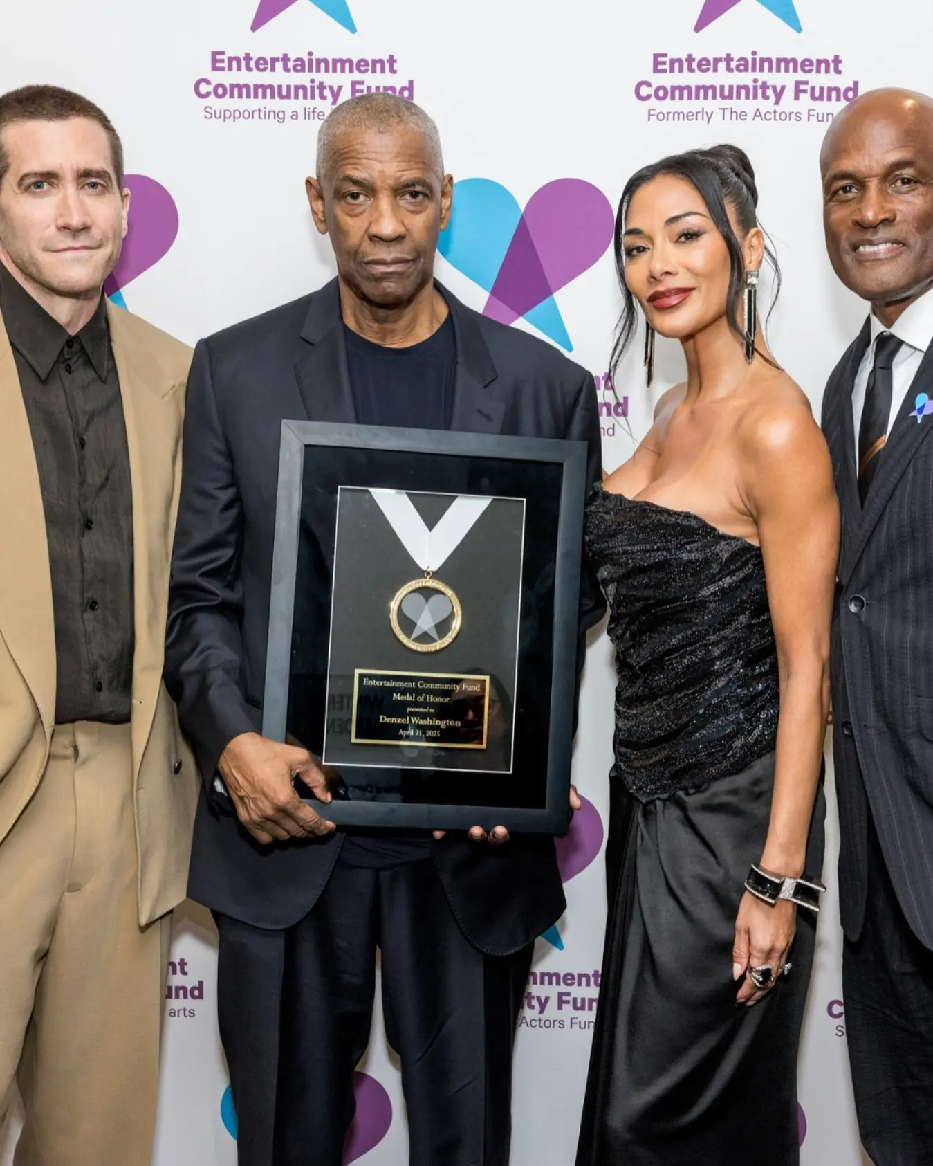 Nicole Scherzinger Performs At A Life In The Arts Tribute For Denzel Washington Broadway star honors legendary actor with musical performance at prestigious arts celebration