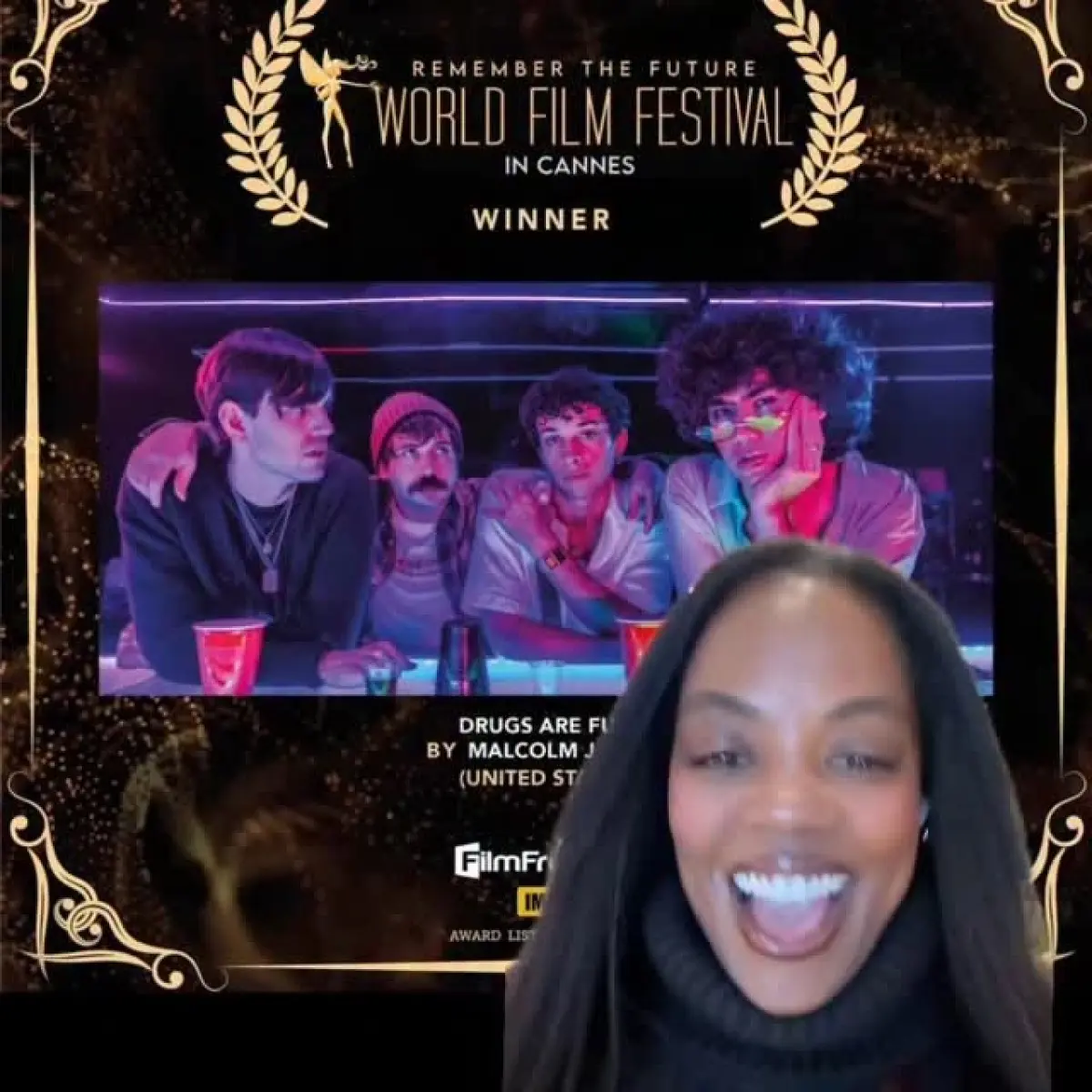 Novi Brown Wins Best Cause Driven Film For ‘Drugs Are Fun’ At Cannes Executive Producer Novi Brown earns top festival accolade for her debut cause-driven film