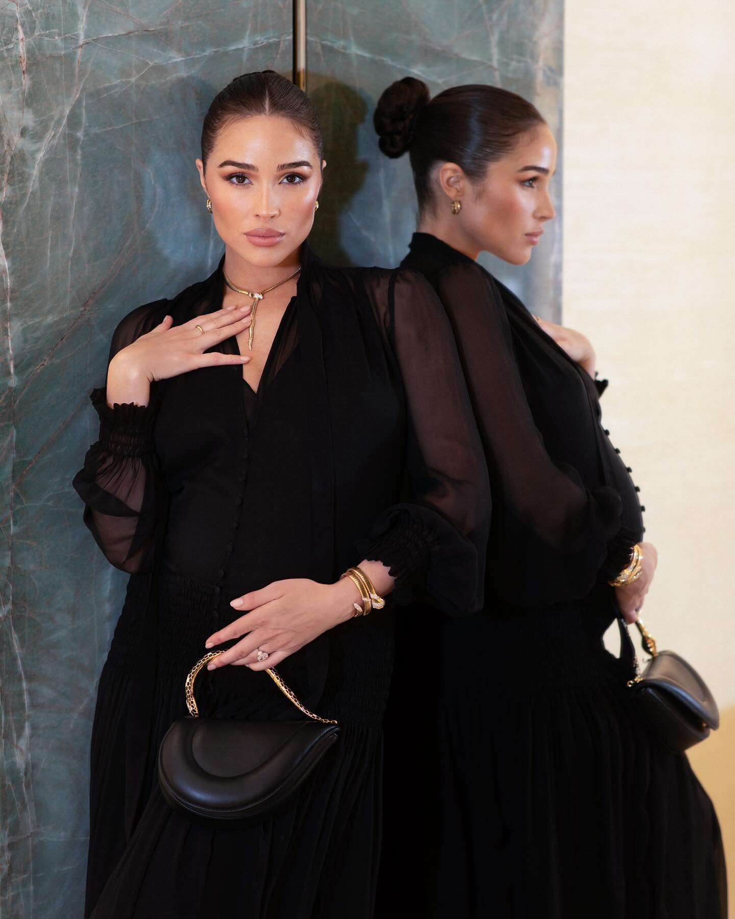 Olivia Culpo Celebrates Bulgari’s New San Francisco Store Opening Former Miss Universe graces luxury jeweler's Bay Area debut with elegant multi-photo showcase