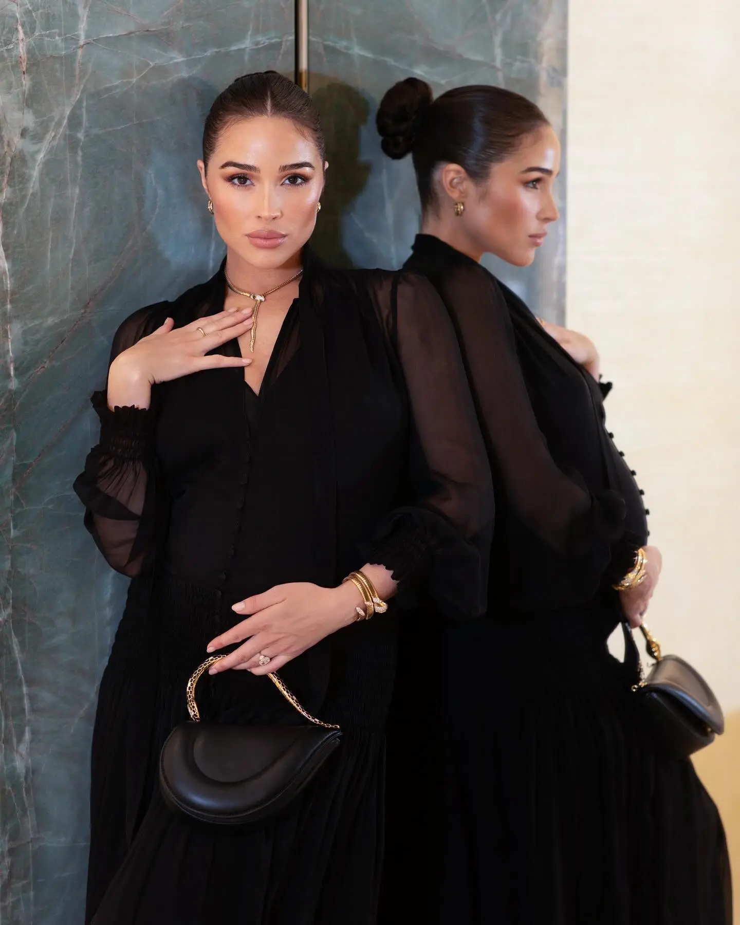 Olivia Culpo Celebrates Bulgari’s New San Francisco Store Opening Former Miss Universe graces luxury jeweler's Bay Area debut with elegant multi-photo showcase