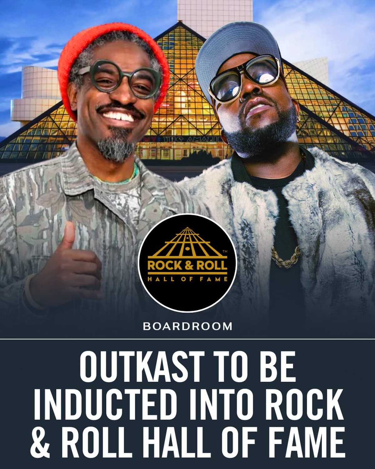 Outkast’s Legacy Shines At Rock & Roll Hall Of Fame Rocking Southern hip-hop history, duo delights fans with legacy and reunion buzz.