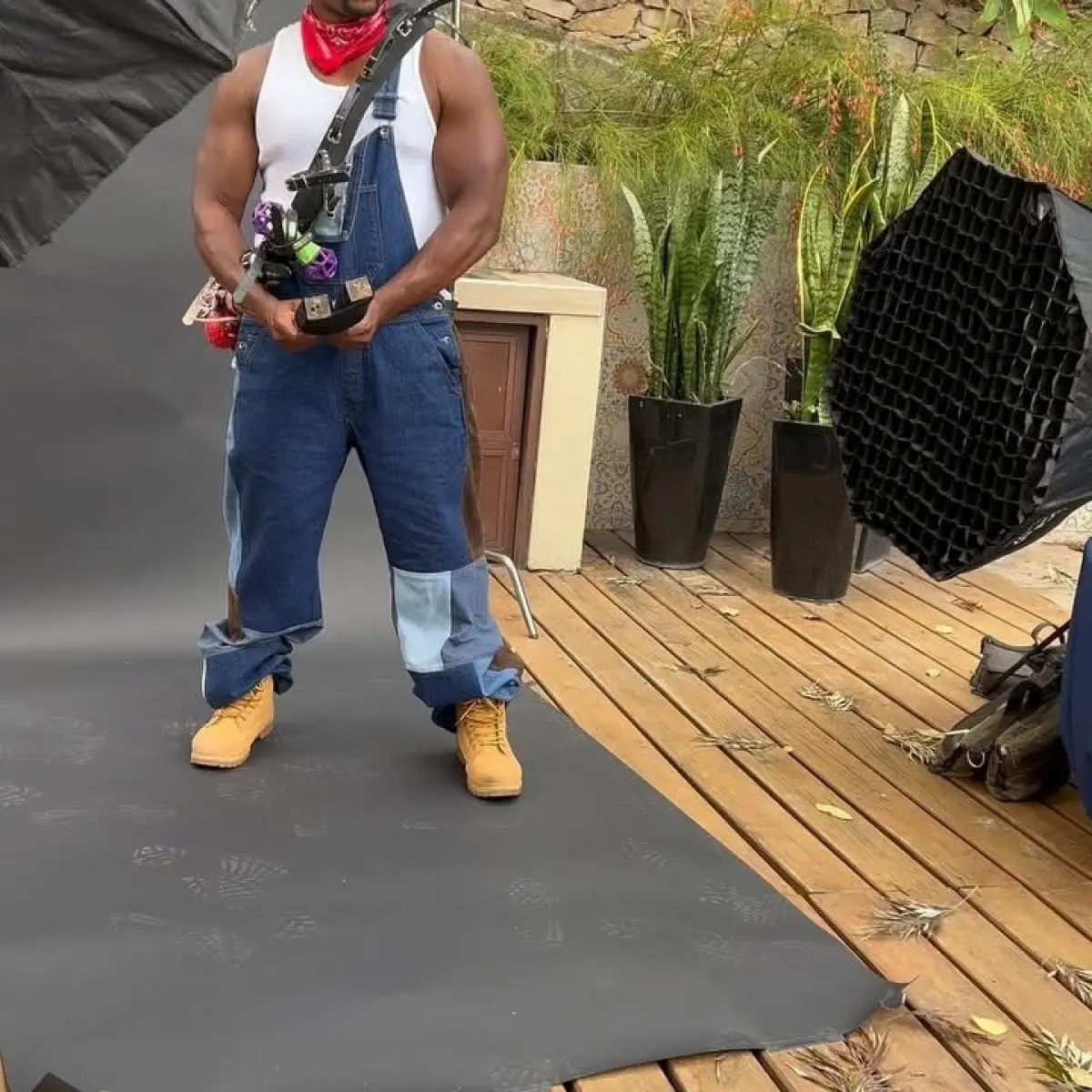 Actor-rapper teases dual project launch with Instagram video showcasing his storytelling skills.